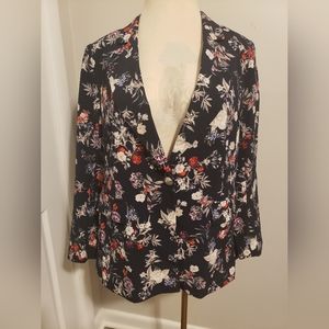 Lane Bryant Floral Blazer Womens Plus Size 20